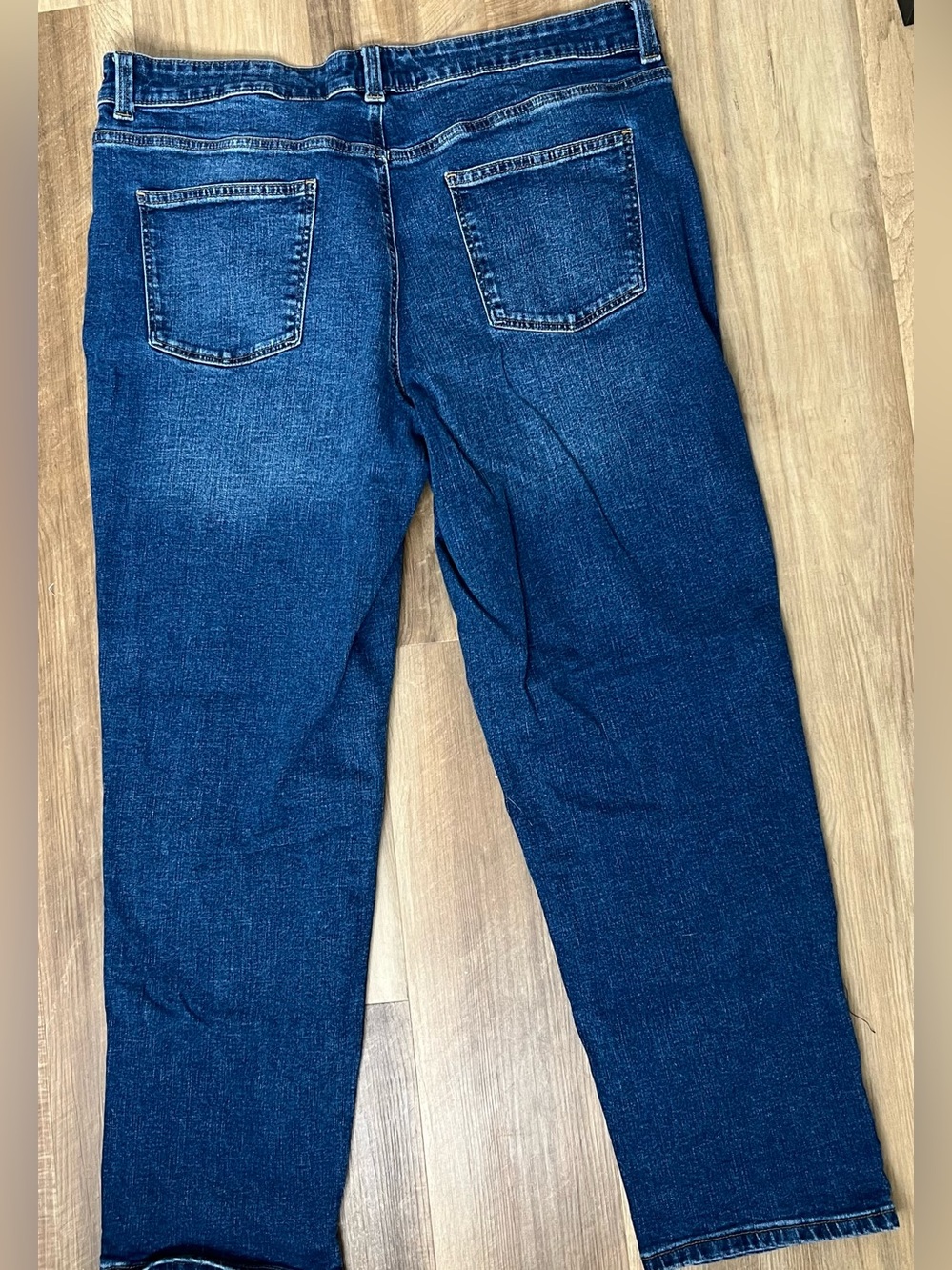Talbot Boyfriend Jeans Size 16 Simply Flattering Collection Indigo Blue - Picture 2 of 6